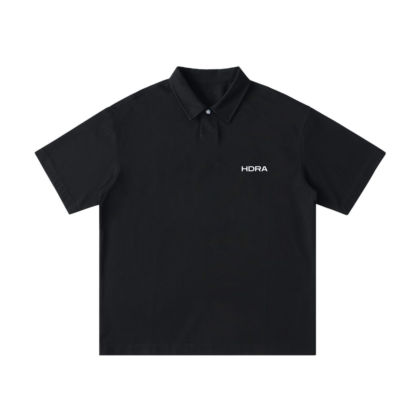 Loose Fit Short-Sleeve Polo Shirt