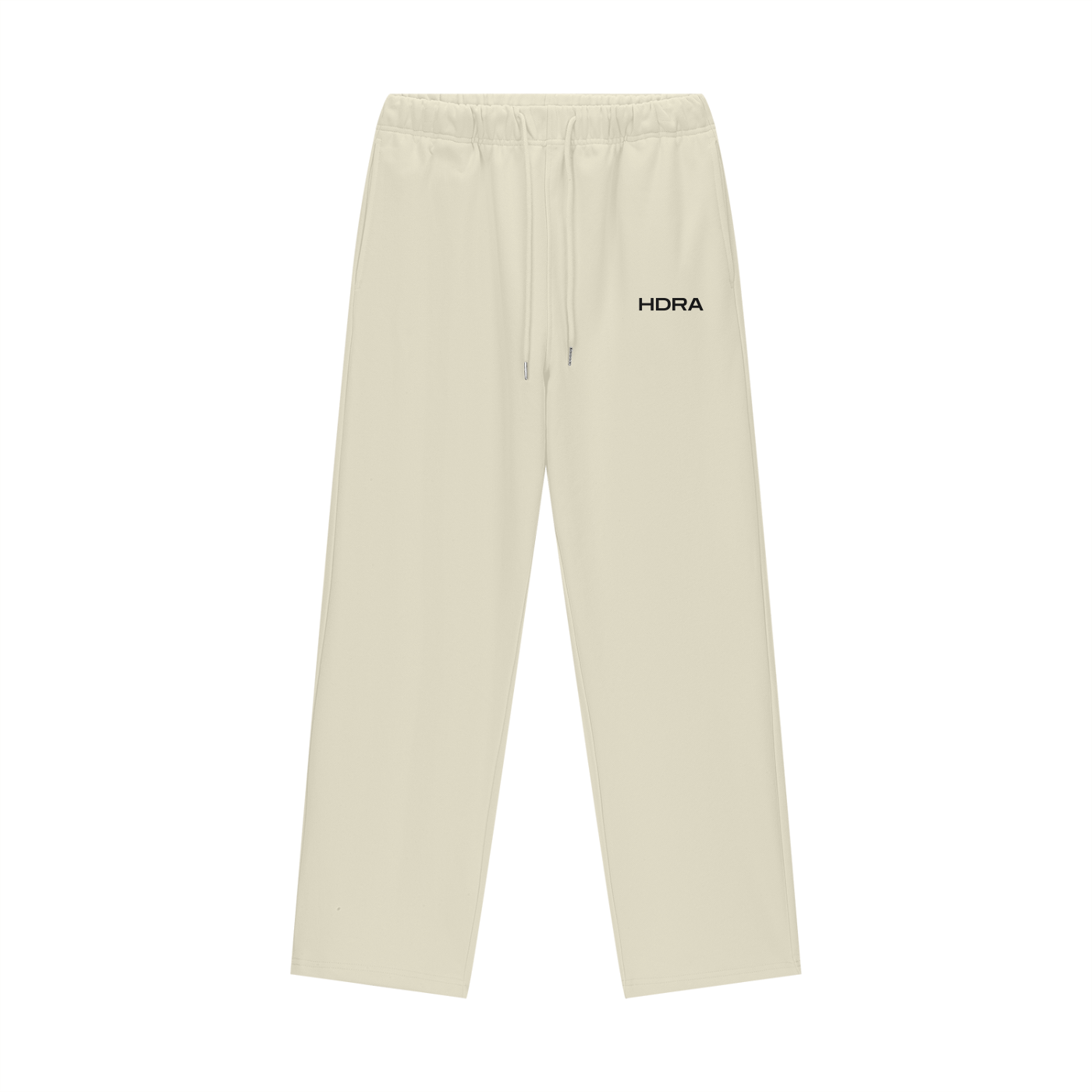 Fleece Lined Straight Leg Pants (in White & Bone)