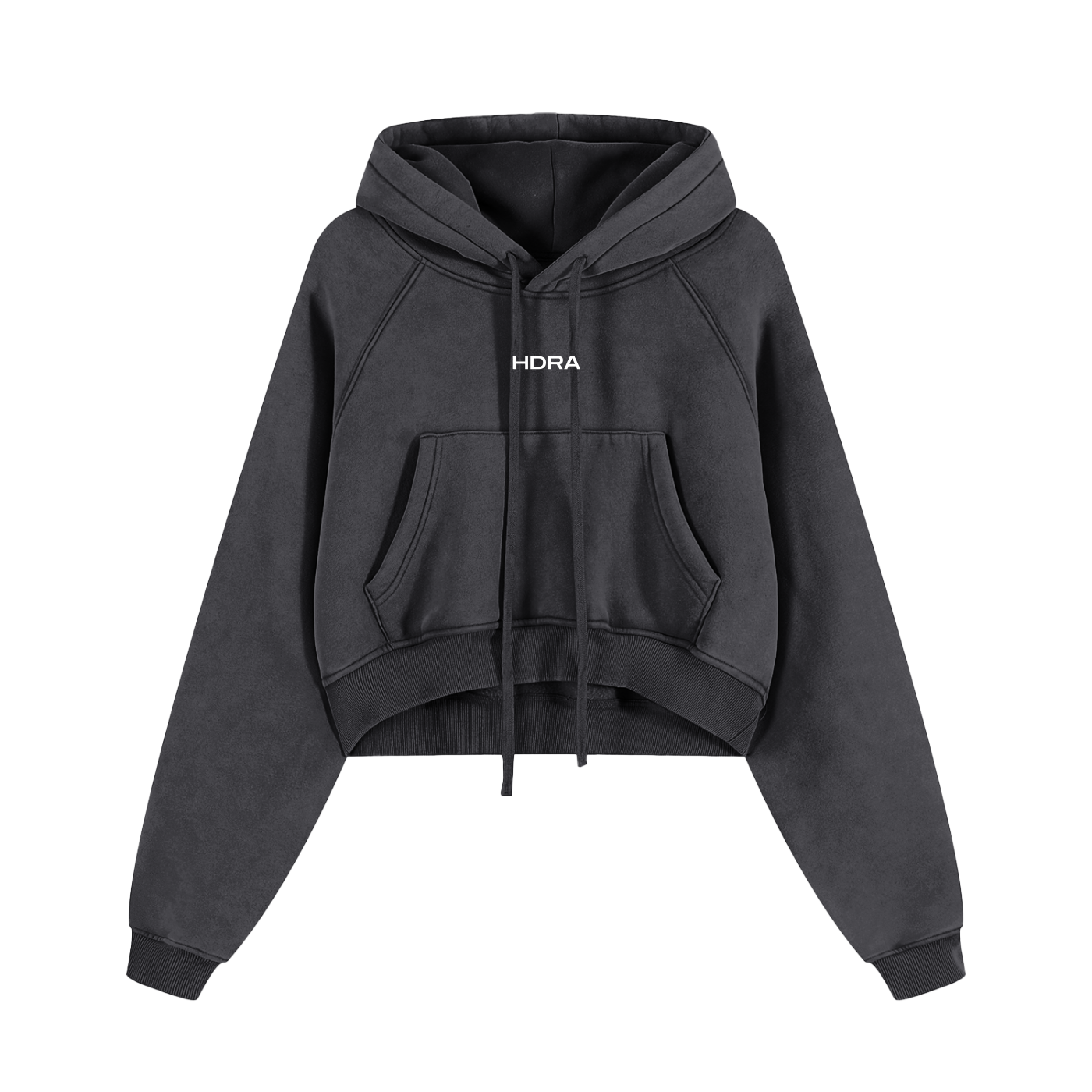 Women's Washed & Cropped Hoodie