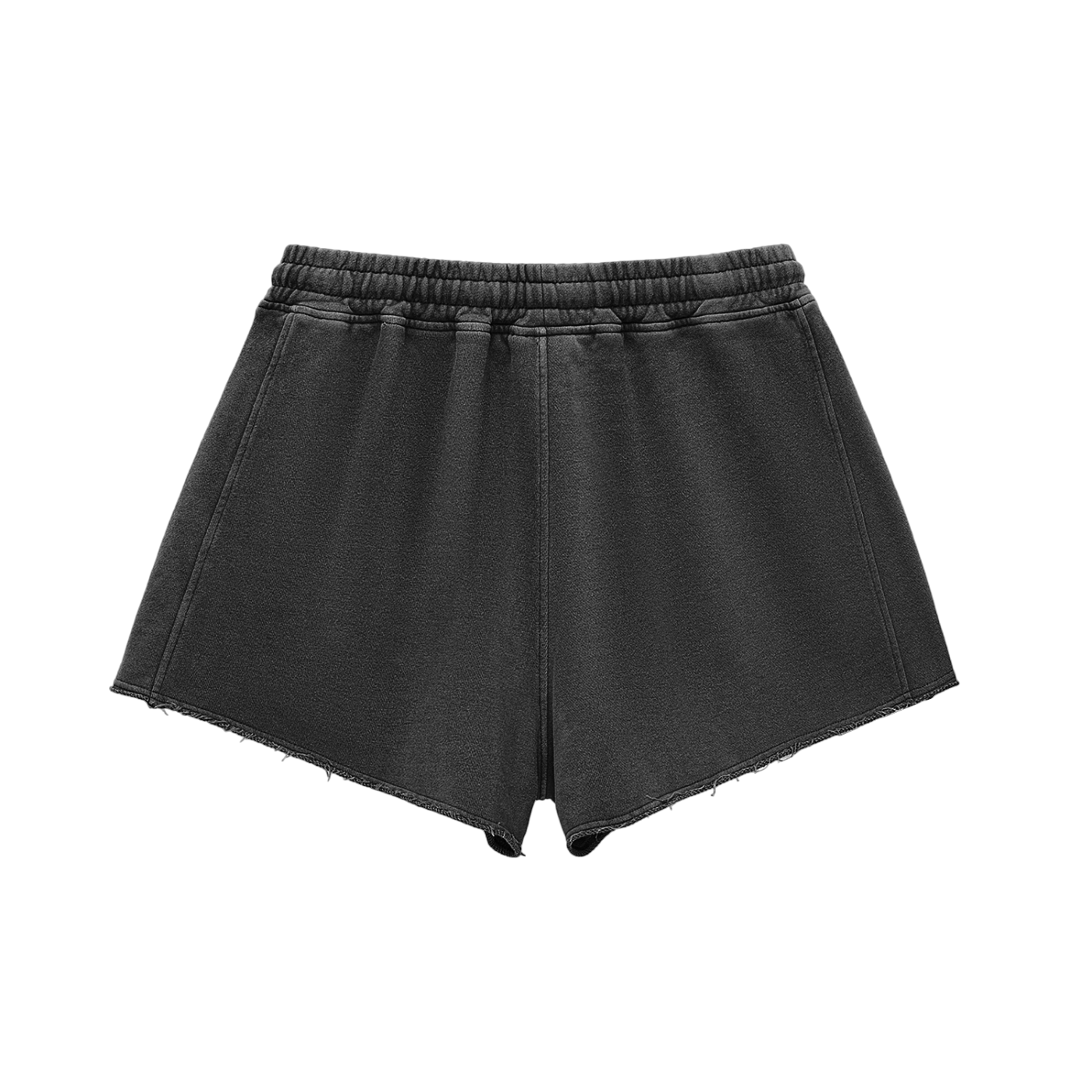 Women's Washed Raw Edge Shorts