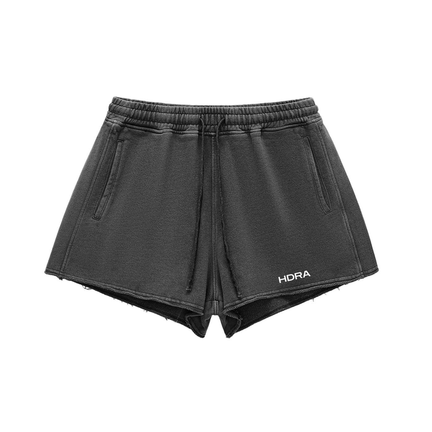 Women's Washed Raw Edge Shorts
