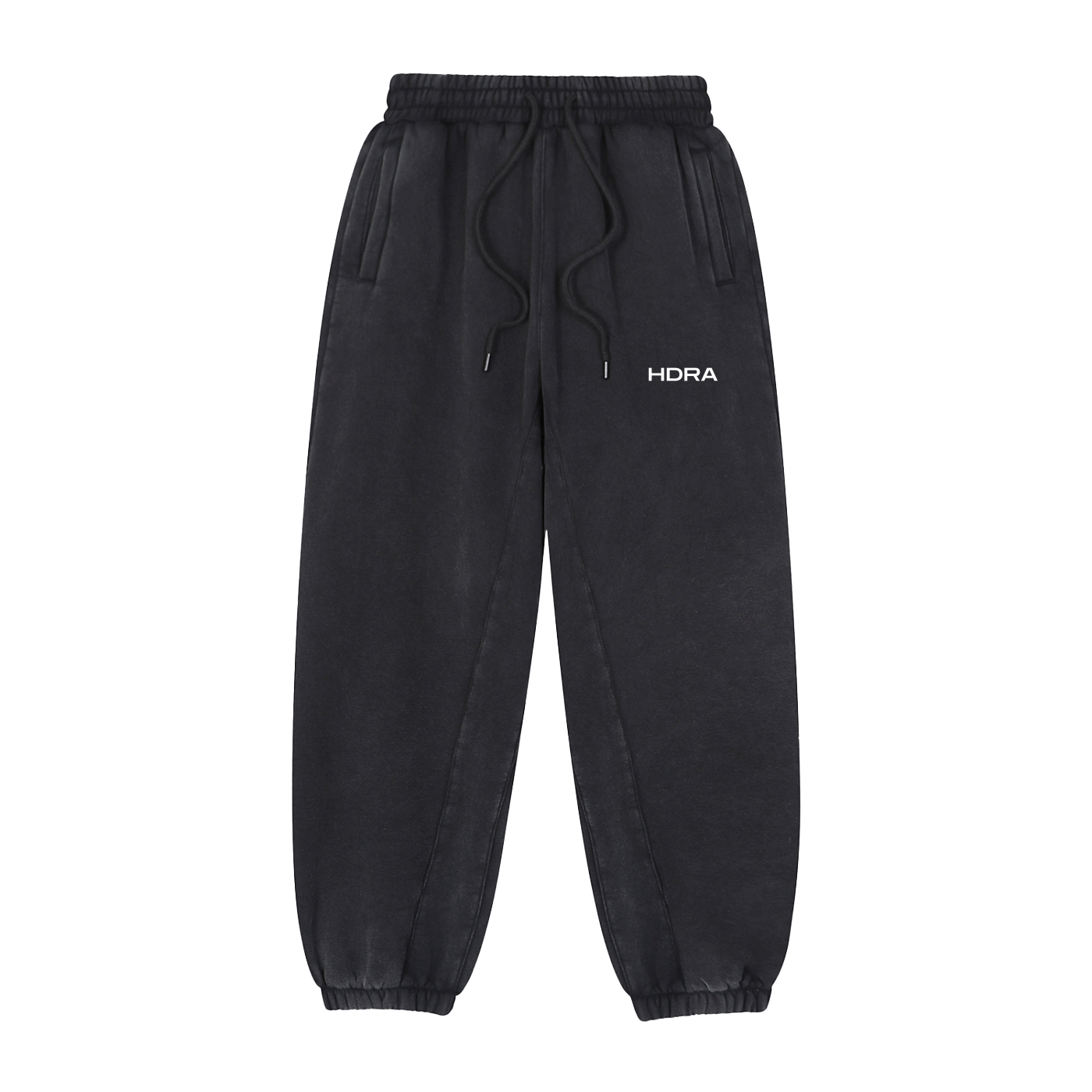 Fleeced Jogger Sweatpants (in Black)