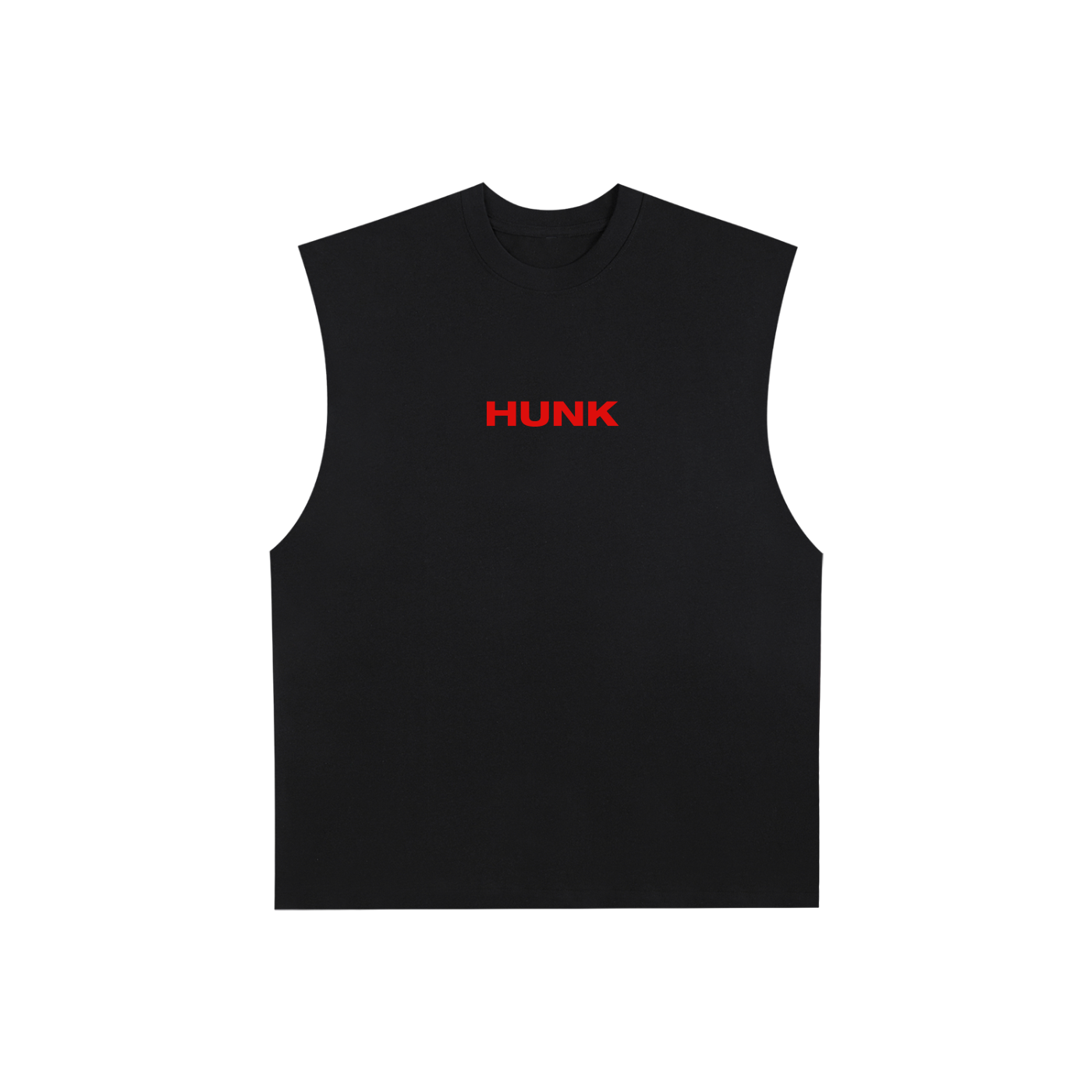 HUNK - Raw Edge Cotton Tank Top